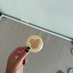 Mickey Waffle Button