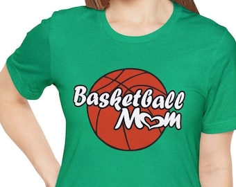 Basketball Mom T-Shirt | Gifts for Mama Grandma or Coach | Valentines or Christmas