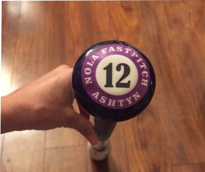 Baseball bat knobs Baseball Bat Tags keep track of your Etsy
