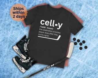 Funny Hockey Celly Shirt | Hockey Lingo Tee