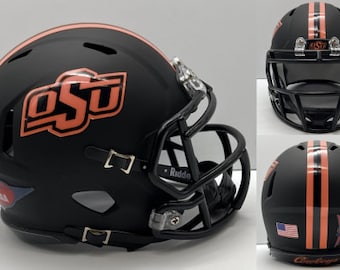Custom Riddell Speed Mini Football helmet Sticker Package Includes Side Decals, Bumpers & Stripes, Dye Cut, NO MINIMUM, Helmet Not Incld