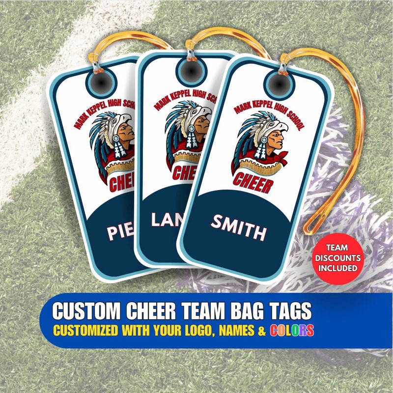 Cheer Backpack Tags Cheer Bag Tag - Etsy