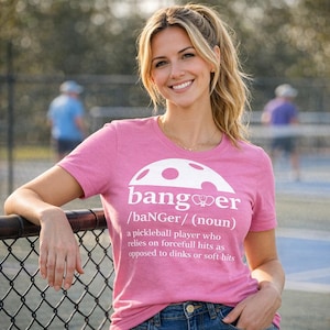 Funny Pickleball "Banger" Definition T-Shirt