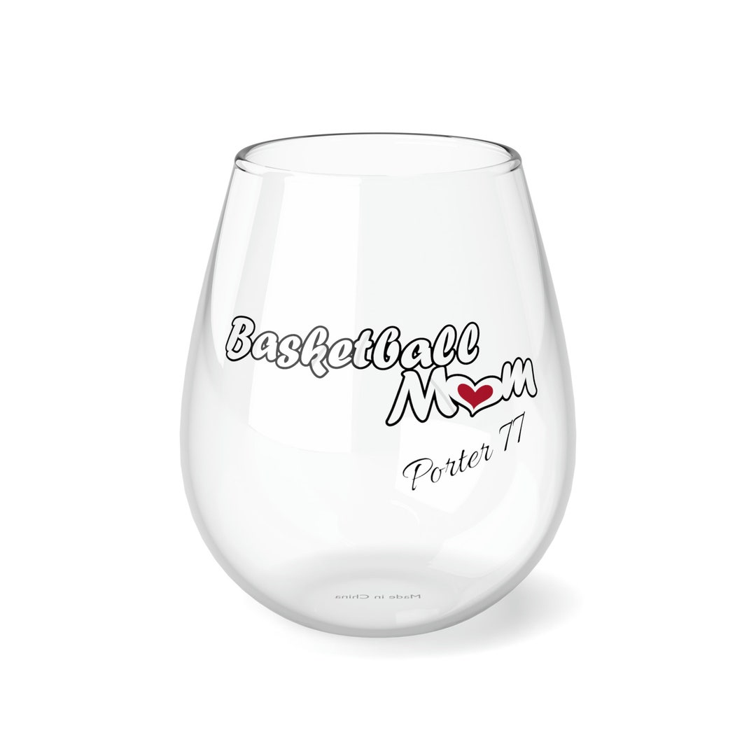 Personalized Basketball Mom Wine Glass Gifts for Mama or Etsy