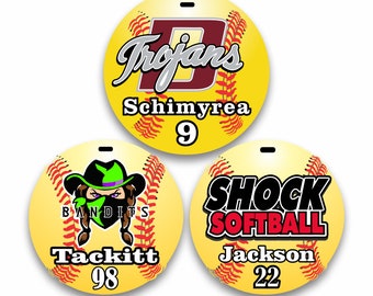 Etichette personalizzate per borse da softball/regali per la squadra di allenatori della mamma/SVG/PNG del logo necessarie per gli ordini