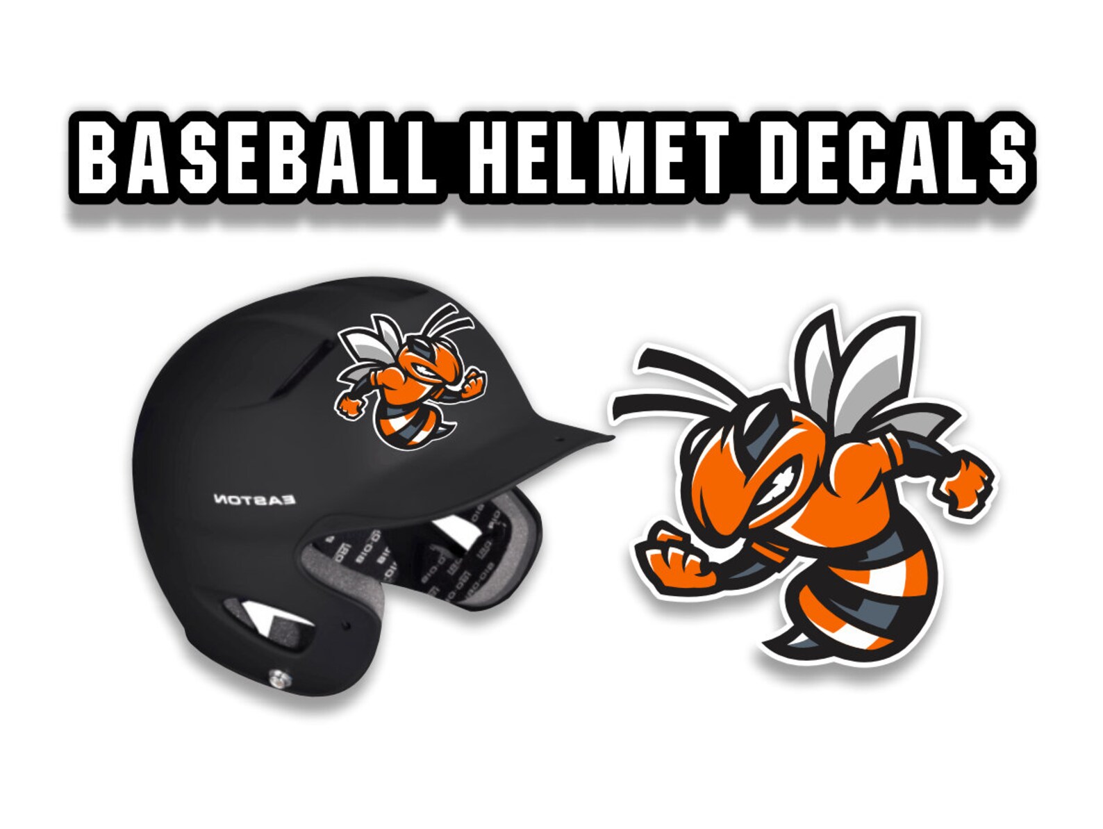 Custom Baseball Helmet Decals Custom Softball Helmet Decals Etsy