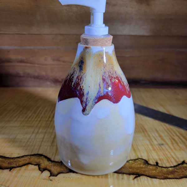Pottery Soap Dispensers Etsy