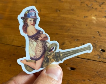 Solid Bore Pin Up Sticker