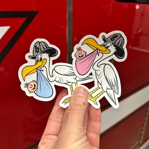 Stork Sticker