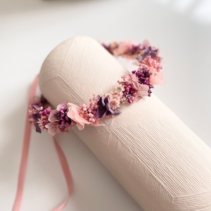 Series &quot;Berry Love&quot; / Bridal hair wreath &quot;Berry Love&quot; / Small registry office bouquet / Bracelet | Newborn wreath | Baby hair wreath