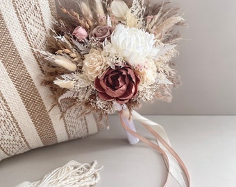 Boho bridal bouquet “Moonlight Beach Vibes” | Dried flower bouquet bride | Wedding bouquet
