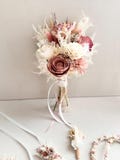 Standesamtstrauß „Rosalie“ Trockenblumenstrauß / Trockenblumenbrautstrauß / Brautstrauß / Standesamtstrauß / Hochzeitsblumen / Brautjungfern