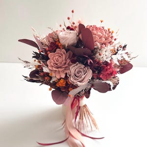 Bridal bouquet &quot;Indian Summer&quot; dried flower bouquet / dried flower bridal bouquet / bridal bouquet / registry office bouquet / wedding decoration / flowers
