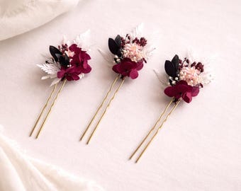 Haarspelden | Bruidskapsel | Haarstyling | Festivalkapsel | Haaraccessoires | Kapsels | Boeket gedroogde bloemen | Bruiloftsaccessoires