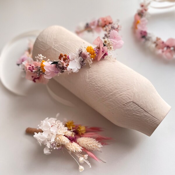 Hair Wreath With Small Flowers