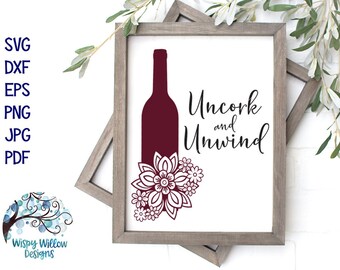 Download Mandala Wine Svg Etsy