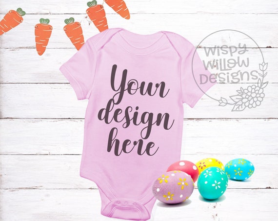 Easter Bodysuit Mock Up Easter Mockup Pink Baby Jpg Easter Bodysuit Mock Up Easter Mockup Pink Baby Jpg