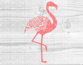 Flamingo Mandala SVG, DXF, pdf, png, eps, jpeg, Digital Download File, Bird, Hippie, Cricut, Silhouette, Cut File, Flamingo Vinyl Decal