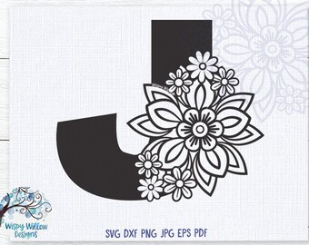 Download Mandala Letter J Etsy