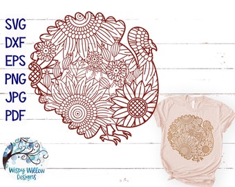 Mandala Turkey Svg Etsy