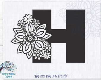 Download Mandala Letter H Etsy