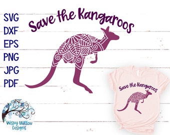 Download Kangaroo Mandala Svg Etsy
