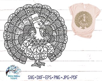 Download Mandala Turkey Svg Etsy PSD Mockup Templates