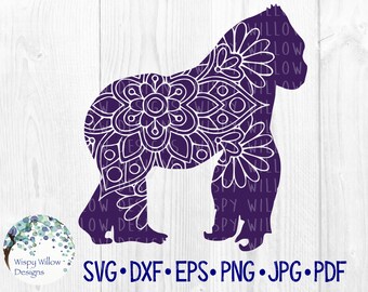Download Monkey mandala svg | Etsy