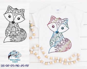 Download Fox Mandala Etsy