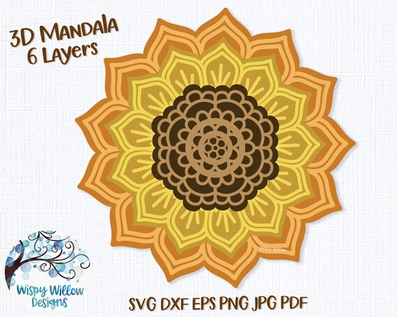 Free Free 3D Sunflower Mandala Svg Free 469 SVG PNG EPS DXF File