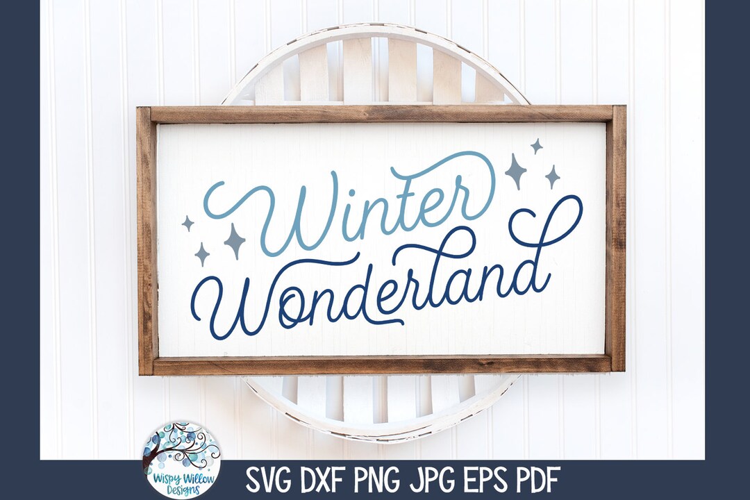 Winter Wonderland SVG for Cricut, Retro Holiday Phrase Shirt Design ...