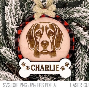 Dog Breed Christmas Ornament SVG File Bundle for Laser Cutter ...