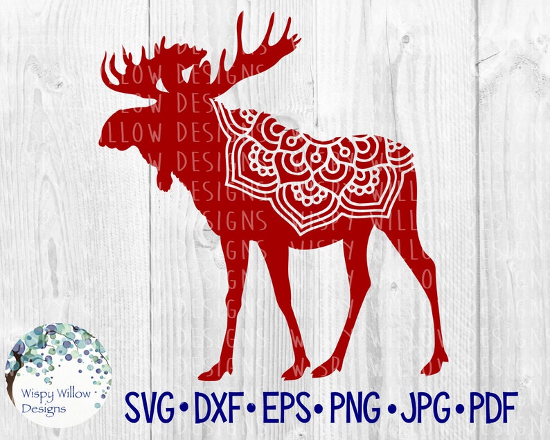 Download Woodland Animal Mandala SVG Bundle DXF Bear Fox Elk | Etsy