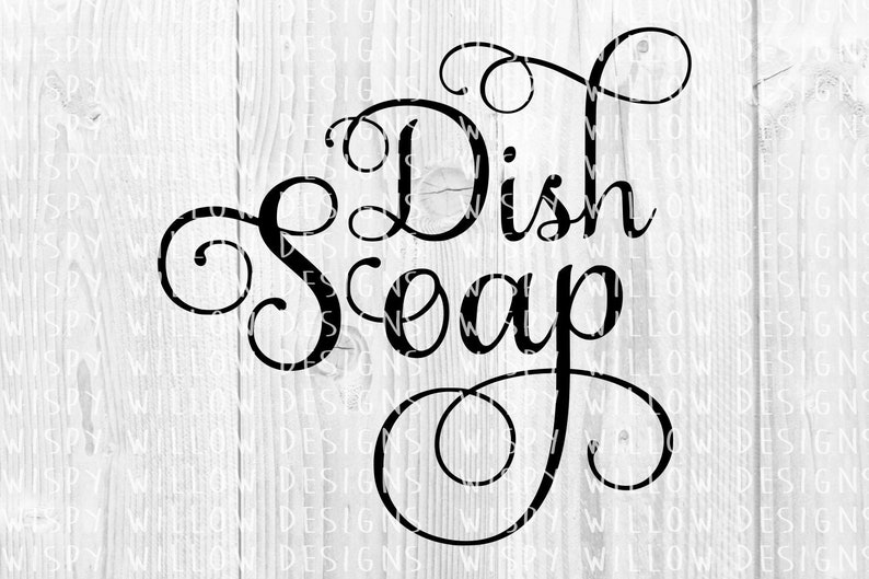Dish Soap SVG DXF jpg png eps Soap SVG Kitchen Soap Etsy