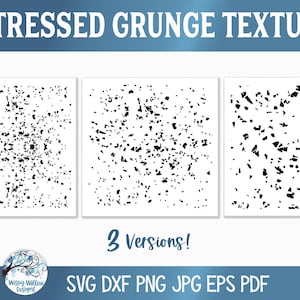 Verontruste textuur SVG bundel voor Cricut, grunge patroon SVG, noodlijdende overlay, noodlijdende SVG, noodlijdende patroon PNG, vinyl decal bestand