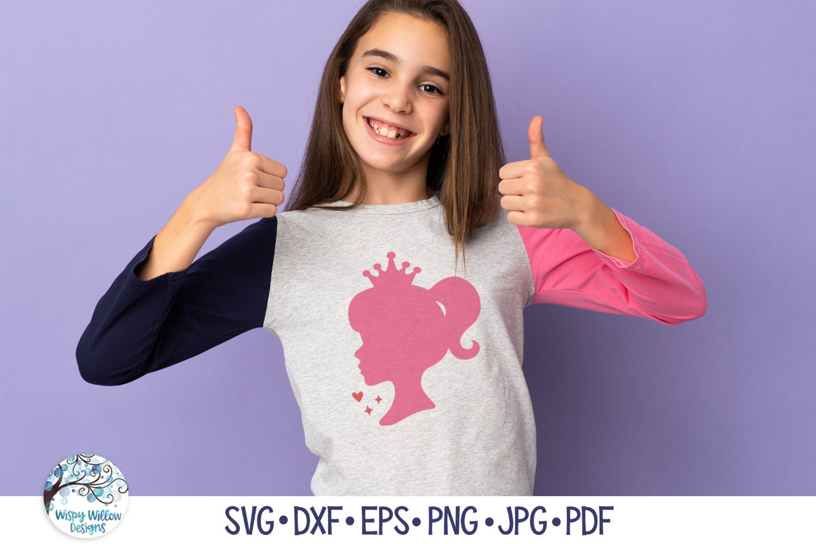 Princess Mini Svg Princess SVG Bundle for Cricut, Pretty Princess Silhouette Svgs ...