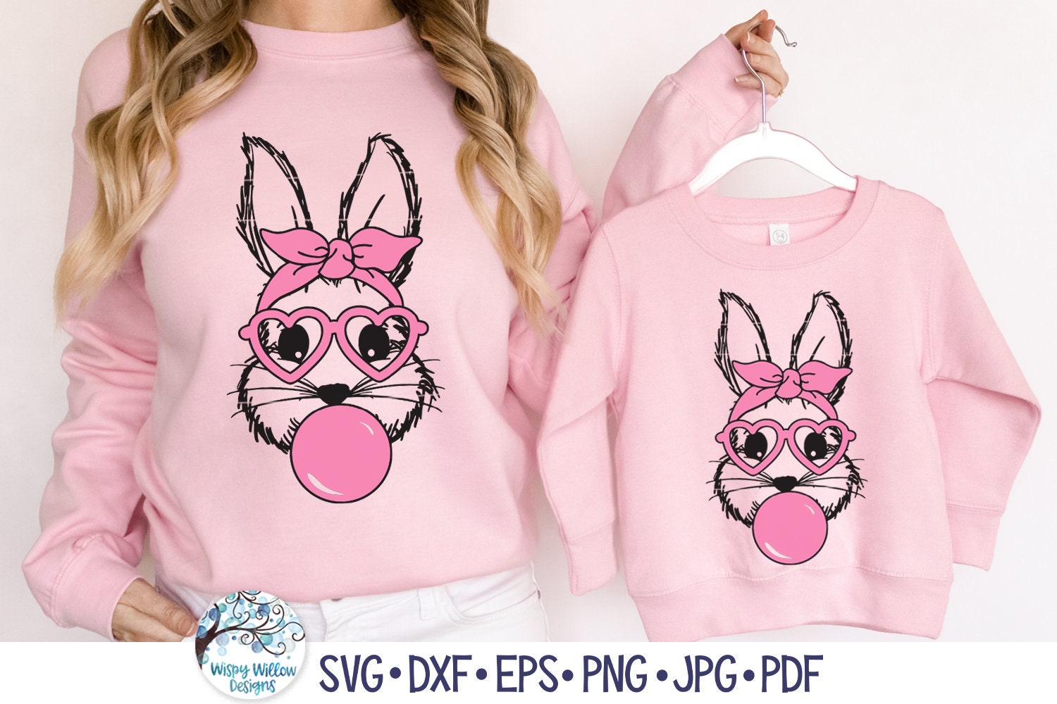 Easter Bunny Rabbit SVG for Cricut Cute Bunny With Headband - Etsy