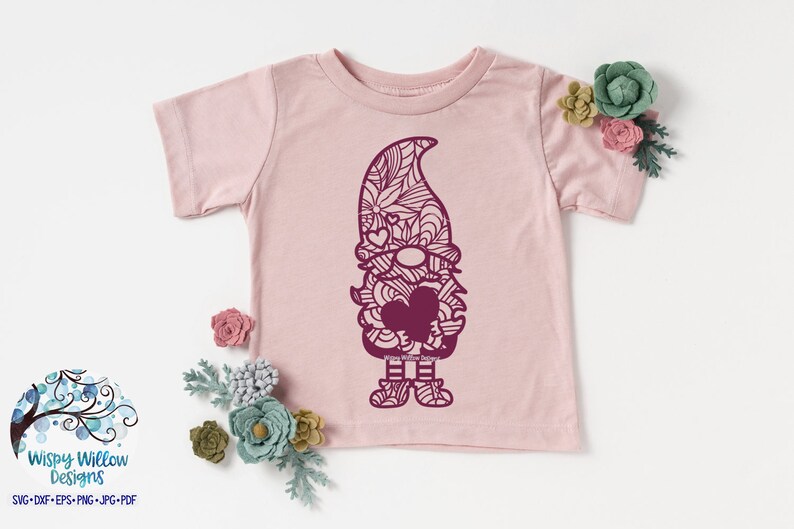 Download Gnome Zentangle SVG Gnome Mandala SVG Gnome SVG | Etsy