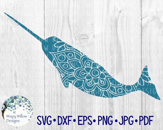 Download Narwhal Mandala Svg Dxf Pdf Png Eps Jpeg Digital Etsy PSD Mockup Templates