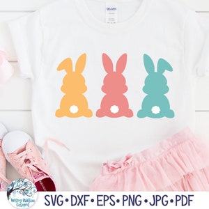 Easter Bunny SVG Bundle for Cricut, Kids Easter Bunnies Silhouette PNG ...