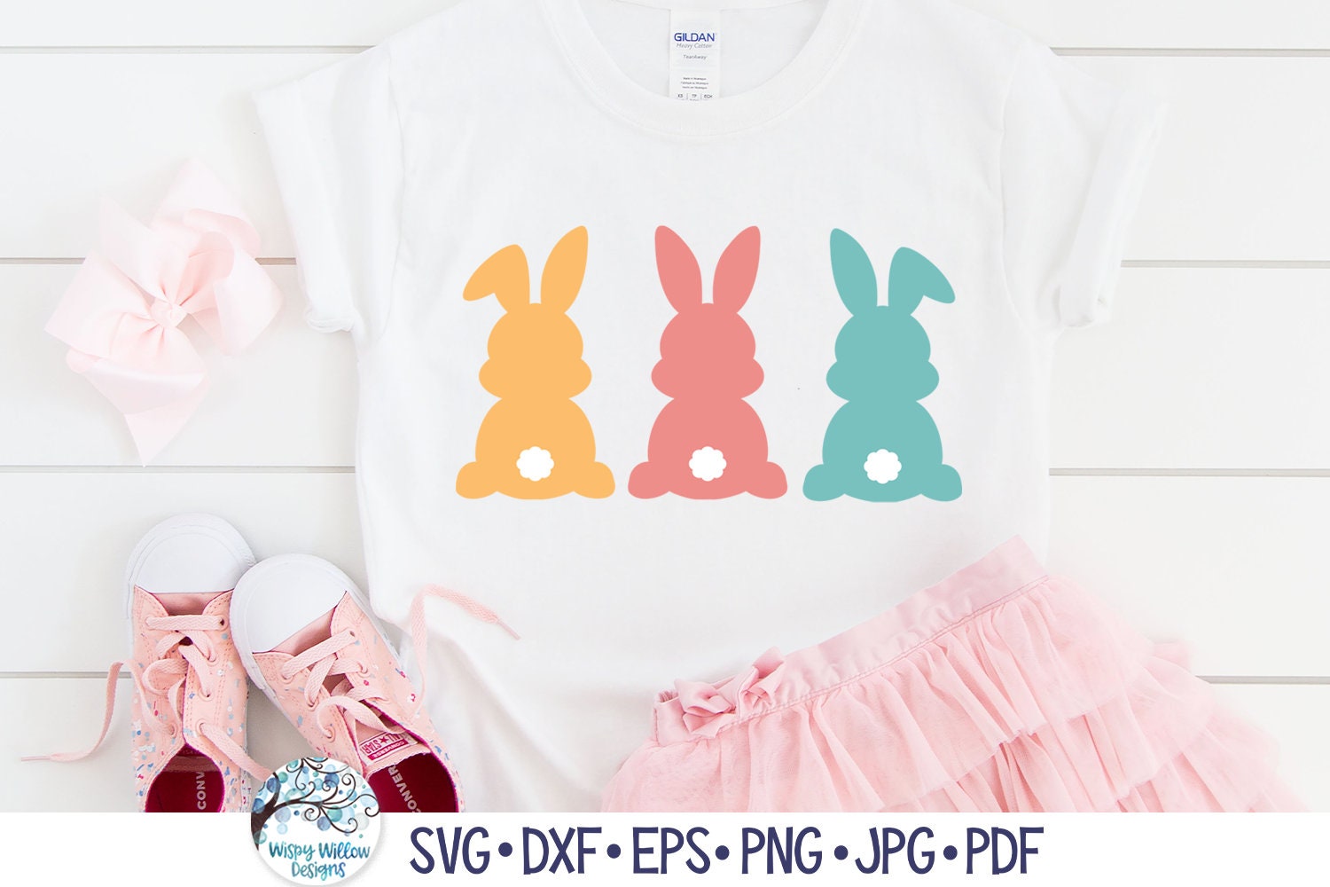 Easter Bunny SVG Bundle for Cricut, Kids Easter Bunnies Silhouette PNG ...