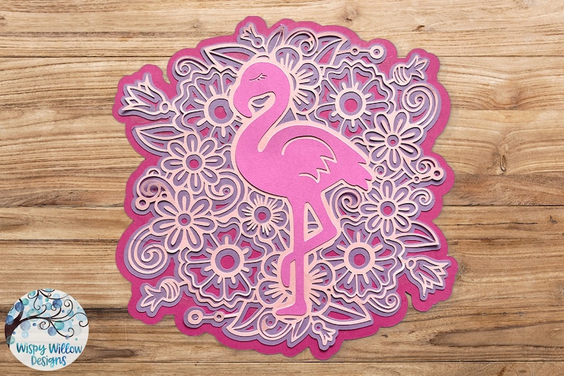 Download 3D Flamingo Mandala SVG Flamingo Mandala Svg Cardstock | Etsy
