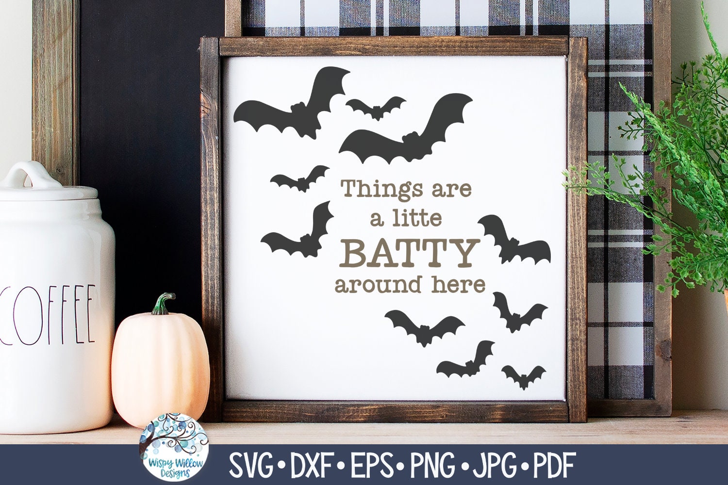 Things Are A Little Batty Around Here SVG for Cricut, Funny Halloween ...