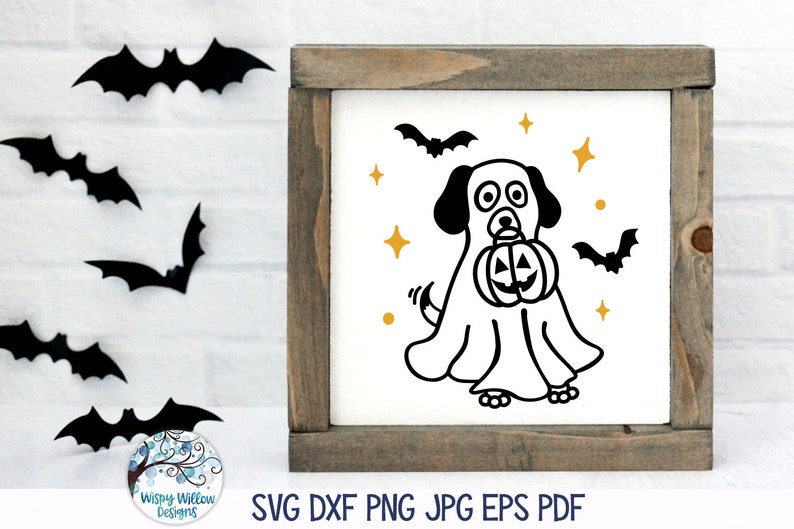 Halloween Dog SVG Bundle for Cricut, Ghost Dog, Trick or Treat Pets ...