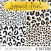 Leopard Print SVG Bundle, Leopard SVG, Layered Leopard Print, Leopard Texture Svgs, Cheetah Print, Two Color Layered Leopard Pattern, Cricut 