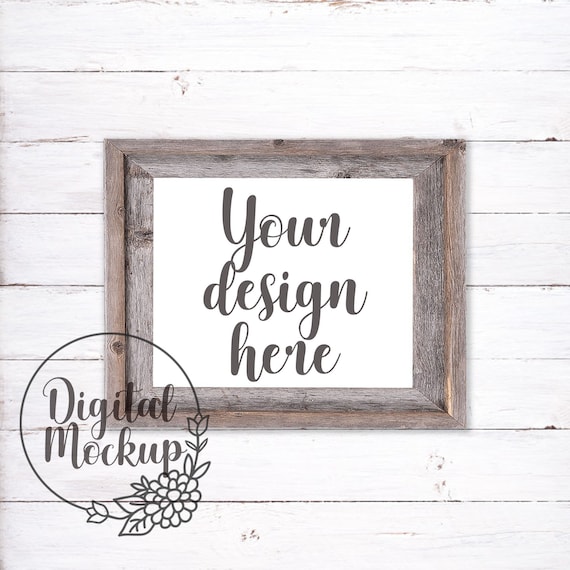 Horizontal frame digital Wood sign mock ups Sign mock up Mockup wood Horizontal wood sign Frame digital Wood picture frame Horizontal
