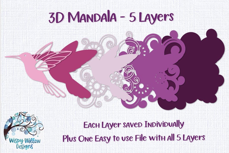 Download 3D Hummingbird Mandala SVG Hummingbird Mandala Svg ...