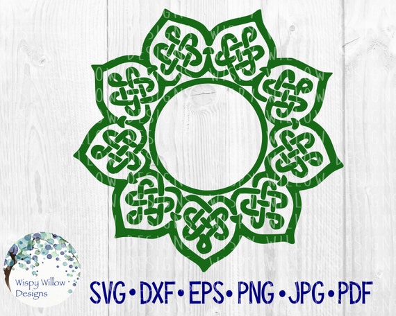 Download Celtic Mandala Border Svg Dxf Png Jpg Pdf Mandala Etsy