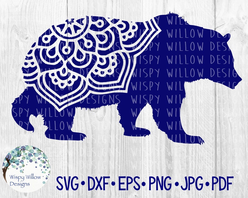 Download Woodland Animal Mandala SVG Bundle DXF Bear Fox Elk | Etsy