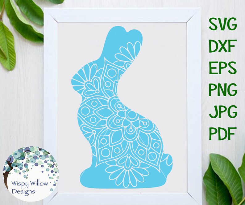 Download Easter Mandala SVG Bundle DXF PNG Spring Bunny Rabbit | Etsy